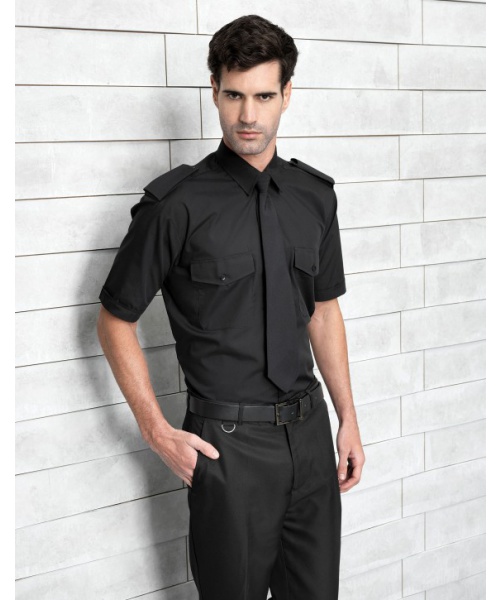 GastroPEX.cz  - Pánská košile s krátkým rukávem s nárameníkama Premier Workwear PR212