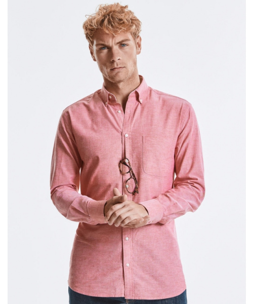 GastroPEX.cz - Pánská košile s dlouhým rukávem Russell Collection (R-920M-0)