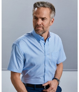 Pánská košile s krátkým rukávem Oxford Russeell europe (R-933M-0)