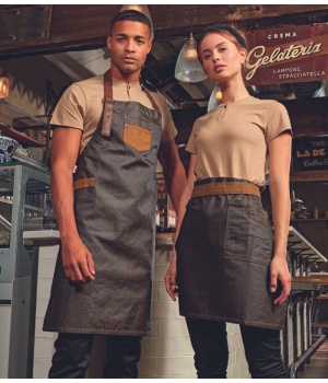 Bistro zástěra s laclem Premier Workwear (PR136)