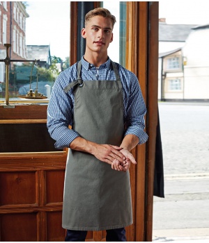 Bistro zástěra s laclem Premier Workwear (PR130)