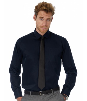 Pánská košile s dlouhým rukávem Twill B&C (SMT81)