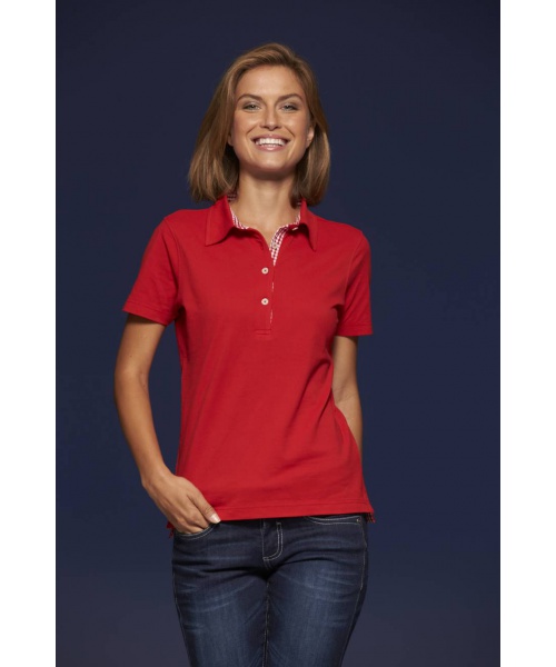 GastroPEX.cz  - Dámská polokošile s krátkým rukávem James&Nicholson Ladies' Plain Polo 