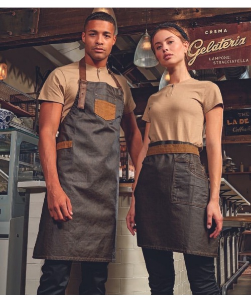 GastroPEX.cz  - Bistro zástěra s laclem Premier Workwear (PR136)