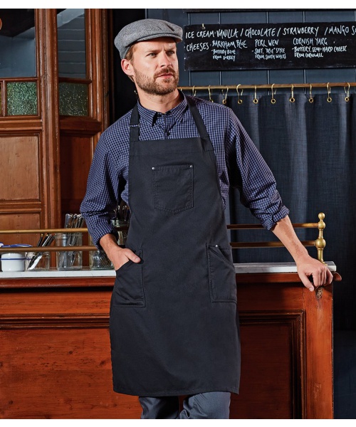 GastroPEX.cz  - Bistro zástěra s laclem Premier Workwear PR132