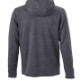 Pánská bunda James & Nicholson Men's Knitted Fleece Hoody